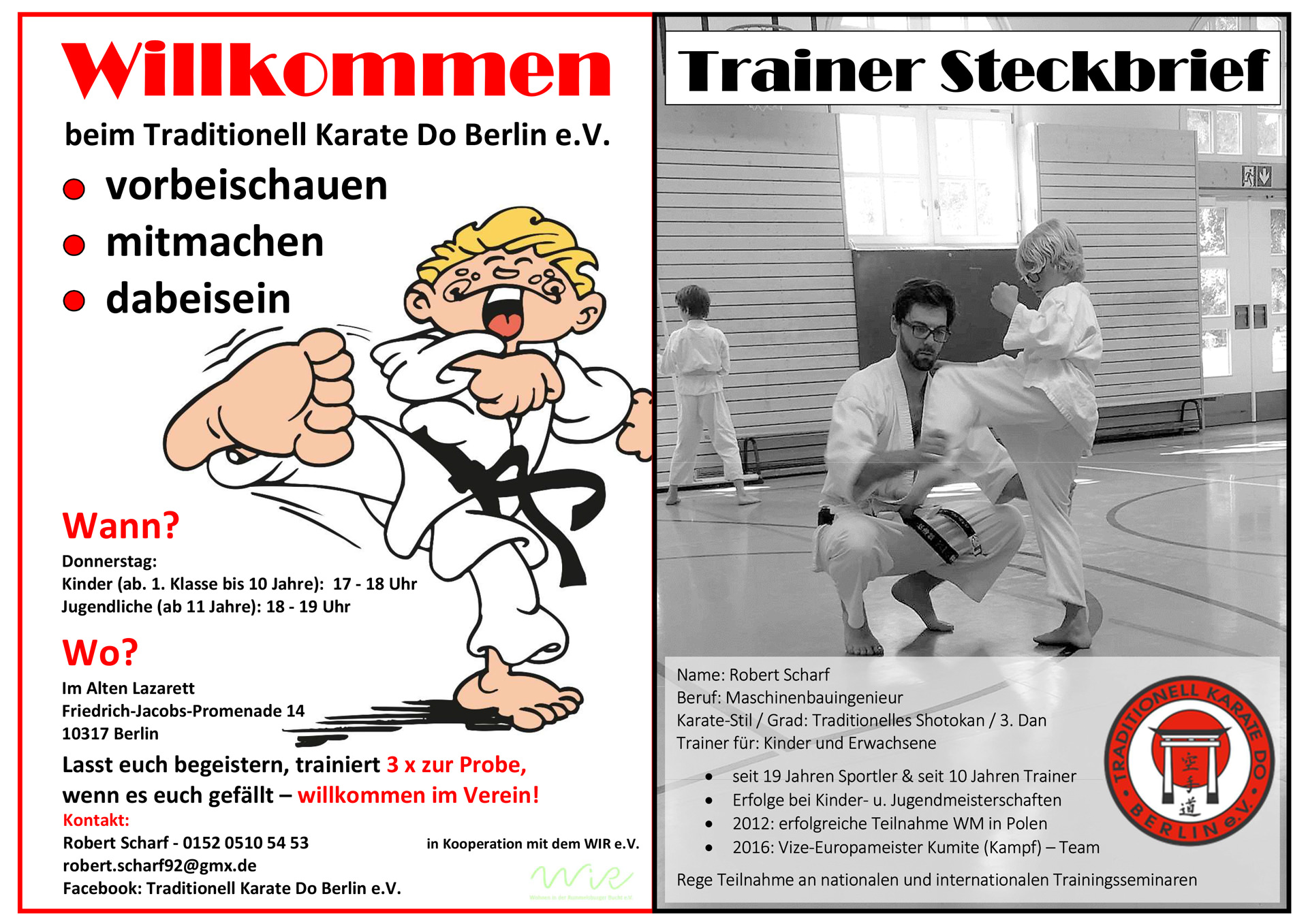 WiR – Wohnen in der Rummelsburger Bucht Nachbarschaftsverein – Traditionelles Karate in der Rummelsburger Bucht